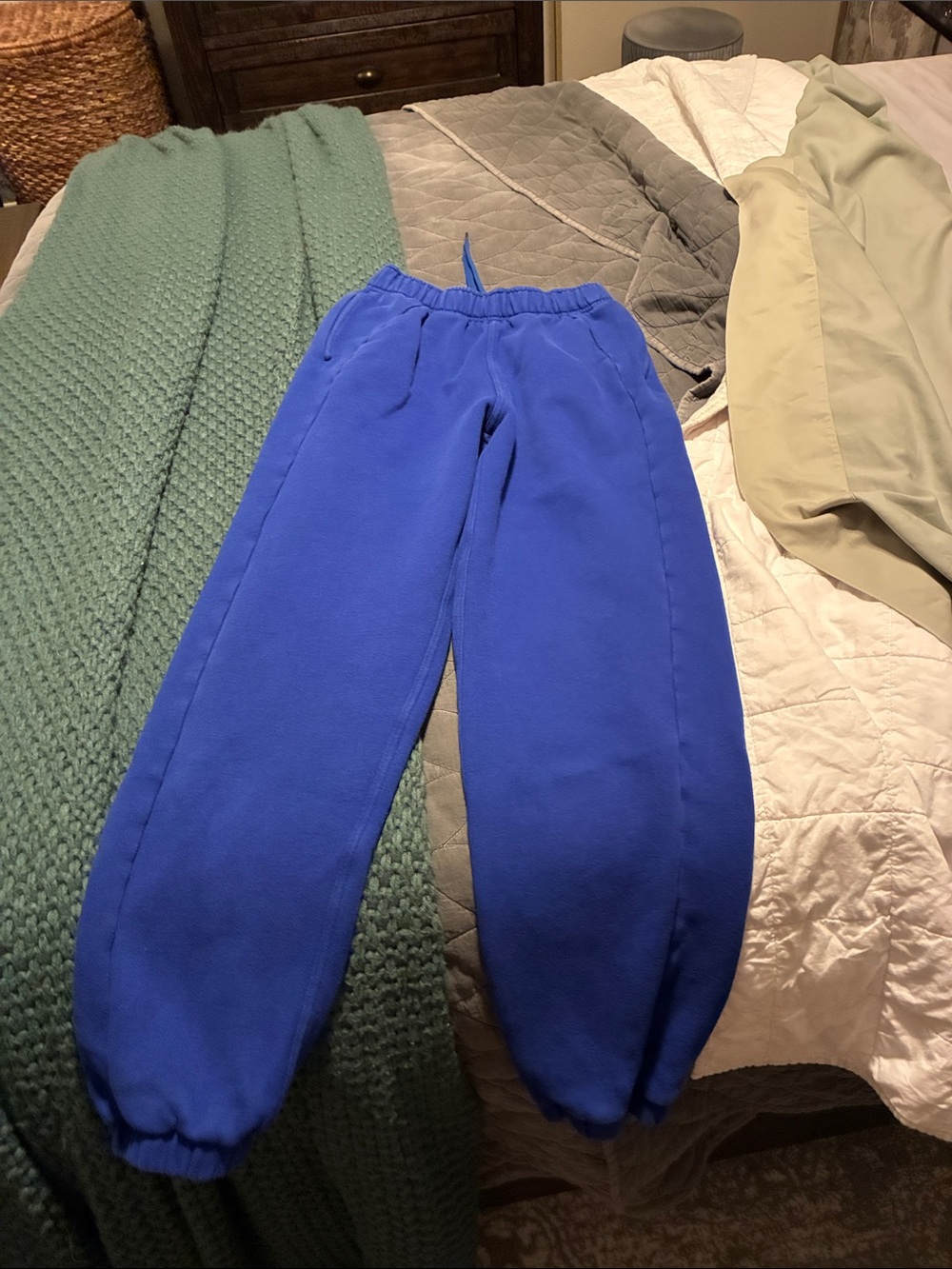 lululemon athletica Royal Blue Fleece Joggers